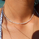 Ariel Micro Pearl Necklace