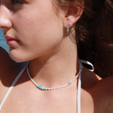 Larimar Pearl Necklace