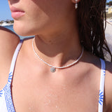 Sand Dollar Micro Pearl Necklace