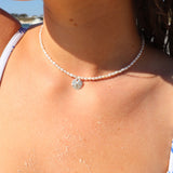 Sand Dollar Micro Pearl Necklace