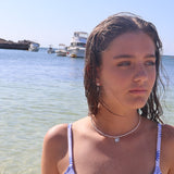 Sand Dollar Micro Pearl Necklace