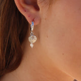 Azora Sand Dollar Hoops