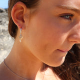 Azora Sand Dollar Hoops