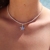 Sia Starfish Pearl Necklace