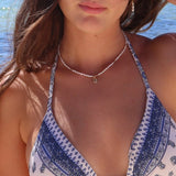 Cowrie Micro Pearl Necklace