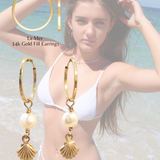 La Mer Earrings 14k Gold Fill
