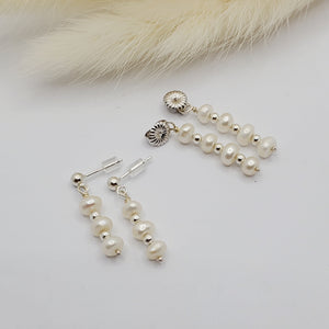 
            
                Load image into Gallery viewer, Adara Earrings |  Gold Fill | Sterling Silver | Freshwater Pearl
            
        