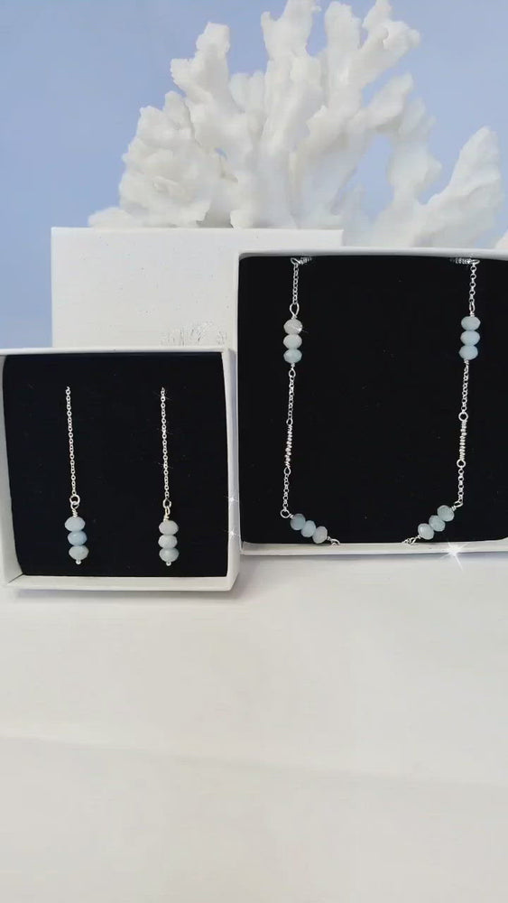 
            
                Load and play video in Gallery viewer, Aquamarine Necklace | Sterling Silver
            
        