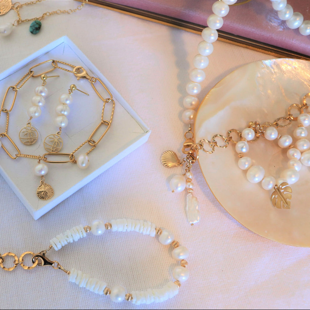 Pearl Necklace | Gold Vermeil