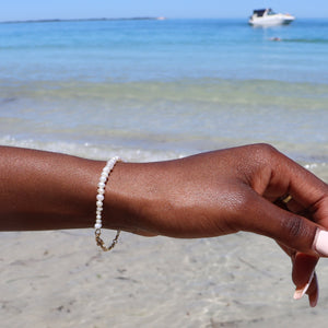 Sophia Bracelet |  Freshwater Pearl | Gold | Silver