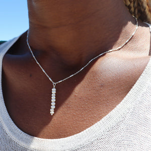 Paradise Necklace |  Freshwater Pearl | Sterling Silver