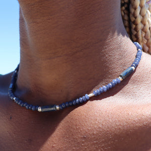Lapis Necklace | Sterling Silver