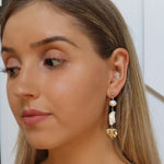 Diva Earrings | Freshwater Pearl | Gold