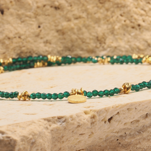 Luv Me Emerald Necklace | Emerald | 18k Gold Vermeil | Sterling Silver
